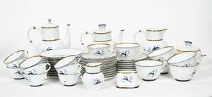 Kaffe, samt teservisdelar, Gazell, Einar Forseth