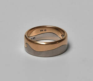 Georg Jensen. Fusions herrering af 18 kt. rød- og hvidguld