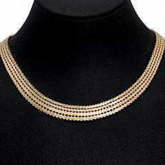 Ove Fogh Pedersen Halskæde af 14 kt. guld. L. ca. 42,5 cm. Vægt ca. 46 gram. Ca. 1970-1980.