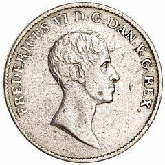 Frederik VI, speciedaler 1820 FF, H 26D