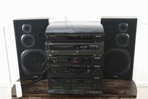 Stereo Philips med högtalare
