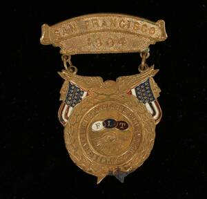 Emblem, Odd Fellow, San Francisco, 1904