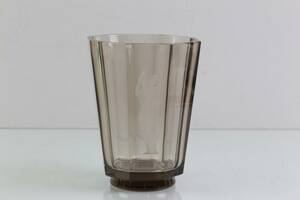 VICKE LINDSTRAND, vas, röktonat glas, Orrefors