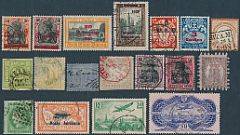 Europe. Interesting old collection in 3 large Schwaneberger-albums with many better stamps including nicely part of Germany including Danzig, Lithaunia, France
