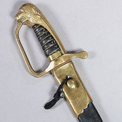 Dansk artillerisabel M1802 i skede. 1