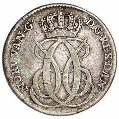 Dansk Vestindien, Christian VI, 12 skilling 1740, H 1