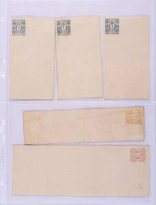 Japan. Lot gamle ubrugte helsager.