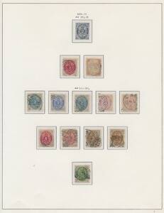 Danmark. 1851-2002. Ganske velfyldt samling i Stender-album incl. mange bedre mærker. Se fotoudsnit