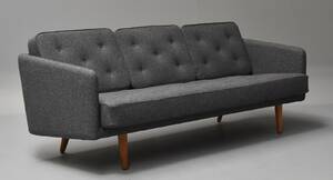 Børge Mogensen. Fritstående tre-pers. sofa, model 201