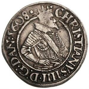 Christian IV, 8 skilling 1608, H 96
