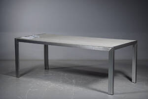 Havebord, vedligeholdelsesfrit kunstmateriale og aluminium