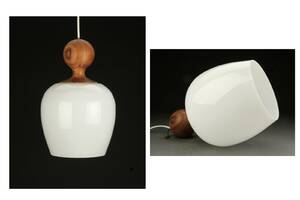 Konsthantverk. Bordlampe pendel model Spole.