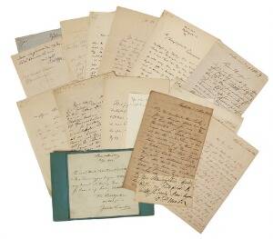 Danish landscape painters Collection of more than 150 autograph letters by various Danish artists. 19th-early 20th century.
