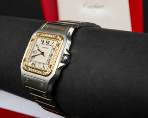 Cartier Santos Galbée, Herrenuhr