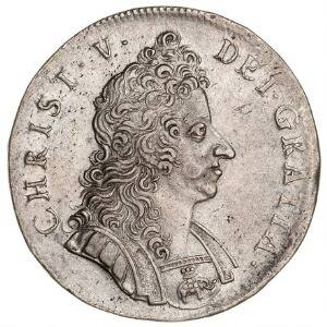 Christian V, krone 1696, H 99A