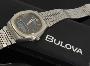 Bulova Combitron. Herrearmbåndsur