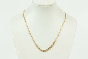 HALSKEDJA, bismarck, guld, 18 k, ca 6,8 g