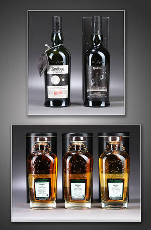 Ardberg og Signatory whiskey. 5