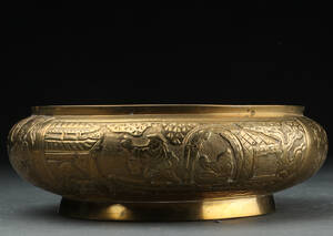 Kinesisk røgelseskar af bronze, 1900-tallet