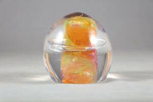 GÖRAN WÄRFF FÖDD 1933, SKULPTUR, KOSTA, MÄRKT KOSTA WÄRFF UNIK, GLAS, HÖ 11, DIAM 11 CM