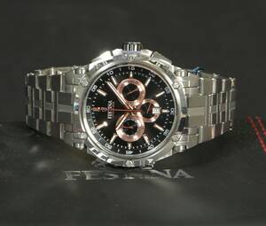 Festina, Chrono Bike, herrearmbåndsur, rustfrit stål i Festina æske