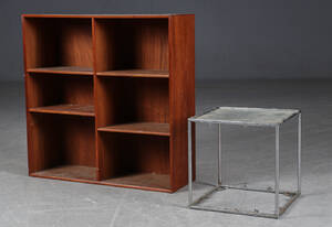 Poul Cadovius. Abstracta reolmodul og reol af teak. 2