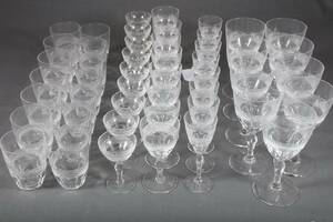 EDWARD HALD 1883-1980, GLASSERVIS, 48 DELAR, RIO, ORREFORS
