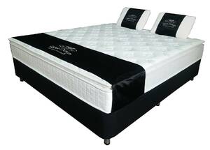 Luka Design, Kingsize dobbeltseng med to stk. Latex puder