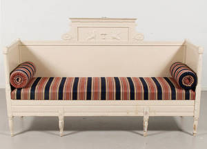 Soffa, sengustaviansk, sent 1700-tal - tidigt 1800-tal