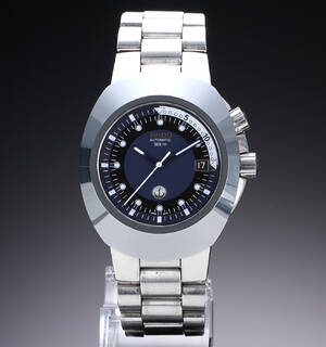 Rado Diastar. Automatisk herreur i stål og keramik med blå skive, ca. 2008-10