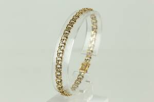 ARMBAND, bismarck, guld, 18 k, ca 9,6 g