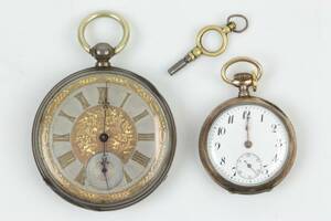 FICKUR, nyckeldragare, Ancre Spiral Breguet, samt MORMORSUR