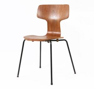 Stol, T-stol, Arne Jacobsen för Fritz Hansen, 1900-talets andra hälft