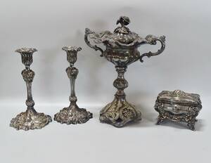 1 par ljusstakar, sockerströare sant lockask, Barockstil, 1900-tal