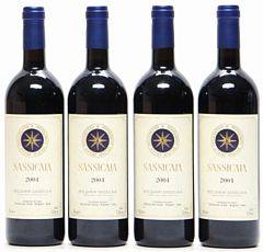 4 bts. Sassicaia IGT, Tenuta San Guido 2004 A hfin.