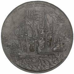 Christian V, slaget i Køge Bugt, 1677, Schneider, G 124, Ossbahr 67