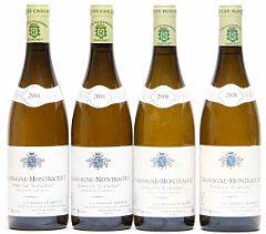 2 bts. Chassagne-Montrachet 1. Cru Les Caillerets, Domaine Ramonet 2008 A hfin. etc. Total 4 bts.