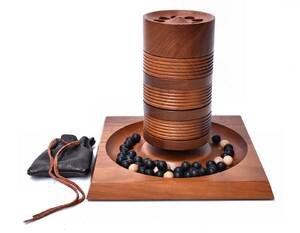 Piet Hein. TÃ¥rnspil Tower Game i teak