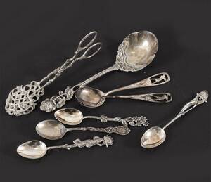 Silver 7 delar, bl.a. Gewe
