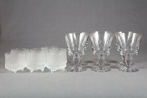 TAPIO WIRKKALA 1915-1985, GLAS 7 ST, ULTIMA THULE, IITTALA, VINGLAS 6 ST