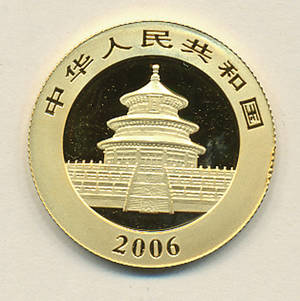 Kina 100 yuan 2006 guld