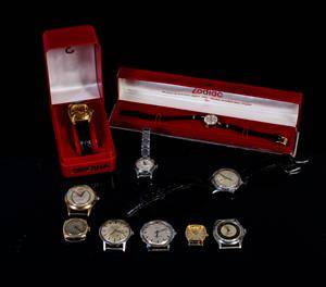 Samling armbandsur, Eterna-matic, Fortis, Certina, Zodiac, mfl. 10