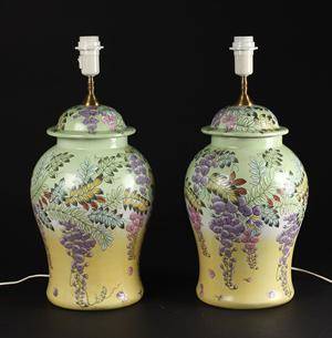 Par orientalske bordlamper 2