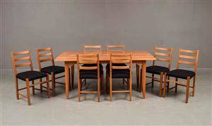 Nissen Gehl design Naver collection, Granrode Möbelfabrik Denmark matsalsmöblemang i körsbär 11 delar11
