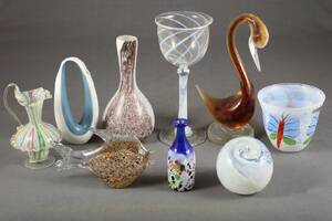 BLANDAT KONSTGLAS, BLAND ANNAT ULRICA HYDMAN-VALLIEN, MURANO. I PARTI