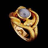 Ring 18 k guld med stjärnsafir