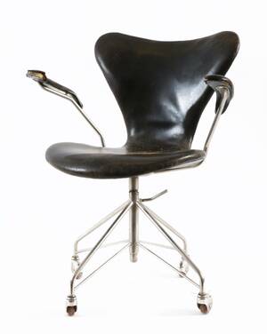 Kontorsstol, Sjuan, Arne Jacobsen för Fritz Hansen