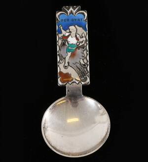 Sked i sterlingsilver, 1900-tal