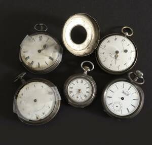 Fickur 5st, mestadels silver