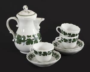 Moccaservisdelar, Green Ivy, Meissen, Tyskland
